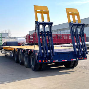 Oferta Especial: Semirremolque de Plataforma Plana de Acero de 2 y 3 Ejes, 45 pies, para Contenedores de Envío, con Plataforma y Cubierta - Product Image 1