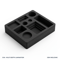 Insert en mousse EPE/EVA/IXPE personnalisé, écologique, étanche, pour boîte à outils, découpe CNC de précision, antichoc, antistatique, plateau d'ombrage