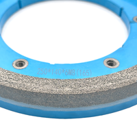 Meule diamantée à sec 250 mm pour le traitement des bords céramiques, ponceuse de sol, personnalisable OEM |   Technologie de refroidissement brevetée 1