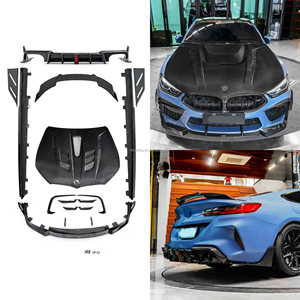 Nuevo Kit Completo de Carrocería de Fibra de Carbono Estilo CMST para M8 (2017-2023) Parachoques/Lip Delantero/Difusor Trasero/Faldones Laterales/Alerón/Capó - Product Image 1