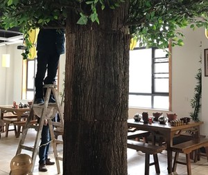 PU / Gel Chất Liệu Cây Nhân Tạo Da Mô Phỏng Cao Cây Vỏ Cây Để Trang Trí - Product Image 3