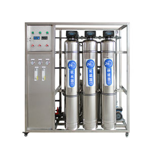 Système de traitement de l'eau par osmose inverse de haute qualité 0,5 t/h, contrôlé par PLC, avec moteur et boîte de vitesses - Product Image 1