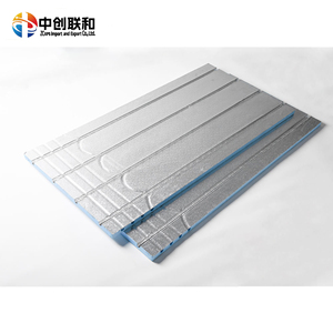 1200*600*20mm <span class=keywords><strong>feuille</strong></span> d'<span class=keywords><strong>aluminium</strong></span> face rainuré XPS panneau de mousse 500KPA pour tuyau d'eau <span class=keywords><strong>extrudé</strong></span> <span class=keywords><strong>polystyrène</strong></span> panneau de chauffage par le sol - Product Image 1
