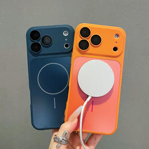 <span class=keywords><strong>Coque</strong></span> de protection magnétique antichoc mate à couverture intégrale style Ins pour <span class=keywords><strong>iPhone</strong></span> 15 Pro Max et 16, transformant instantanément votre appareil - Product Image 2