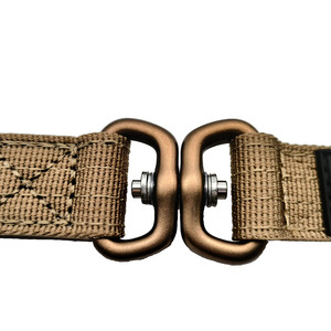 Resistente in Nylon girevole con 360 gradi di rotazione con Logo ricamo personalizzato a piedi addestramento guinzaglio per cani con manico morbido - Product Image 4