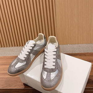 High Quality Designer Style Retro German Trainers Women's Genuine <b>Leather</b> Lace-Up Casual <b>Sneakers</b> Fashion Trend for Daily Wear - Product Image 5
