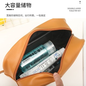 NUEVA Bolsa Organizadora de Regalos Promocionales y Empresariales, Estuche de Cuero PU Impermeable, Bolsa de Cosméticos, Bolsa de Viaje para Artículos Esenciales - Product Image 3