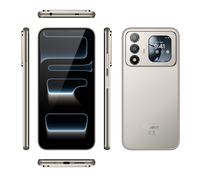 Fossibot S7 Dual SIM Card NFC Rear Display Original 6.67 Inch Dual Screen Multi-functions  8+256GB Mobile Phone 4G  Smartphone