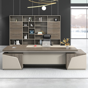 Mobiliario de oficina OEM de fábrica Escritorio de oficina ejecutivo moderno Escritorio de oficina en forma de L - Product Image 3