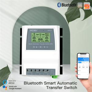 Commutateur de transfert automatique intelligent (ATS) <span class=keywords><strong>80A</strong></span> 16KW avec contrôle par application mobile Bluetooth, pour économie d'énergie, compatible avec batterie principale et batterie de secours - Product Image 2