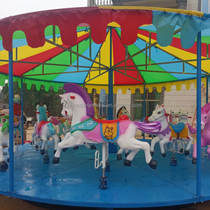 Giostra per Interni ed Esterni in Offerta, Carosello <span class=keywords><strong>con</strong></span> Cavalli per Bambini e Adulti, Attrazione per Parchi Divertimento - Product Image 2