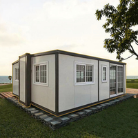 Casa modular de lujo para dormitorio, casa prefabricada con contenedor Akay, contenedor expandible prefabricado, envío a casa, contiene para exteriores