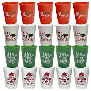 Vasos de Plástico Portátiles Reciclables Ecológicos con Logotipo Personalizado de Alta Calidad, Vasos de Color para Estadios, para Bebidas Promocionales y Publicidad - Product Image 3