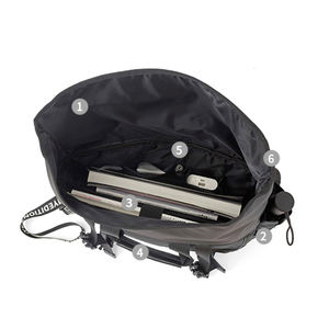 MYE Vintage sac à bandoulière pour hommes Style de rue japonais Ins Hip Hop Dead Fly corps sac PU pour épaule sac à dos Messenger utilisation - Product Image 4