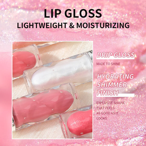Wholesale High Quality Natural <strong>Organic</strong> Clear Lip Gloss Glitter Vegan Lip Gloss Long Lasting Lip Gloss Liquid <strong>Lipstick</strong> - Product Image 6