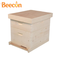 Einzelner 10-Waben-Langstroth-Bienenstock aus Tannenholz, neuwertig mit 1 Jahr Garantie