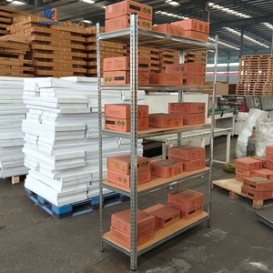 Estantería de acero sin pernos QDDOWELL, estantes de almacenamiento de almacén de Metal Industrial, herramienta para supermercado, estantes apilables de hierro para uso doméstico - Product Image 6