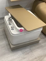 Bassin de pédicure professionnel en acrylique Yicheng pour salon, cuve de pédicure profonde avec massage pour spa des pieds et salon de manucure