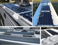 Support de panneau solaire ABS en gros pour camping-car, bateau, yacht, montage sur toit