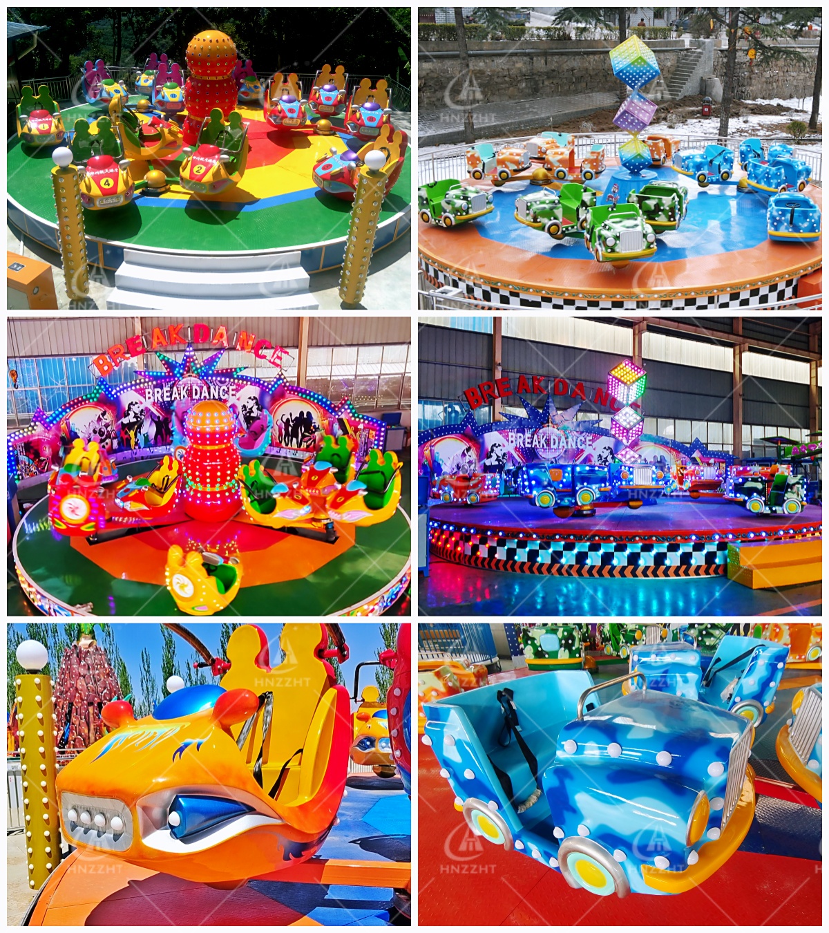 Break Dance Amusement Rides Large Outdoor Ride for Sale Fairground