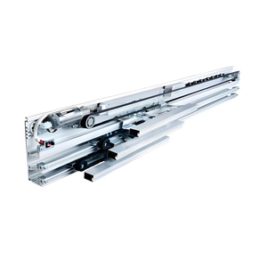 Porte coulissante télescopique automatique Mbsafe à moteur brushless industriel superposé, construction en alliage d'aluminium pour centre commercial - Product Image 2