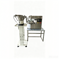 Machine de remplissage et de bouchage rotative de bureau Ding Yan pour sachets Doypack et pochettes à bec verseur, pour liquides, format compact
