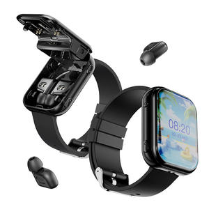 Montre intelligente 2 en 1 avec écouteurs TWS, compatible <span class=keywords><strong>Android</strong></span> et <span class=keywords><strong>iPhone</strong></span>, Reloj Inteligente, montre intelligente avec écouteurs pour hommes et femmes - Product Image 2