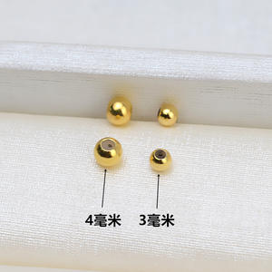 Perles légères dorées en argent S925 Wenchi - Accessoires de bijoux DIY ajustables, assortiment de 1571 perles (Modèle 21603) - Product Image 2