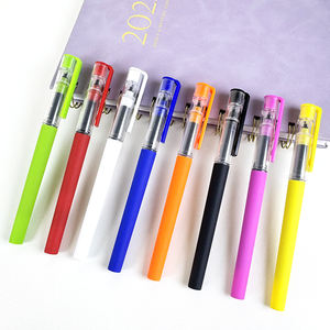 Großhandel kunden spezifische Werbe schwarz blau Tinte Macaron Farbe 0,5mm Gel schreiber Set mit Logo Großhandel Kunststoff Gel schreiber - Product Image 3