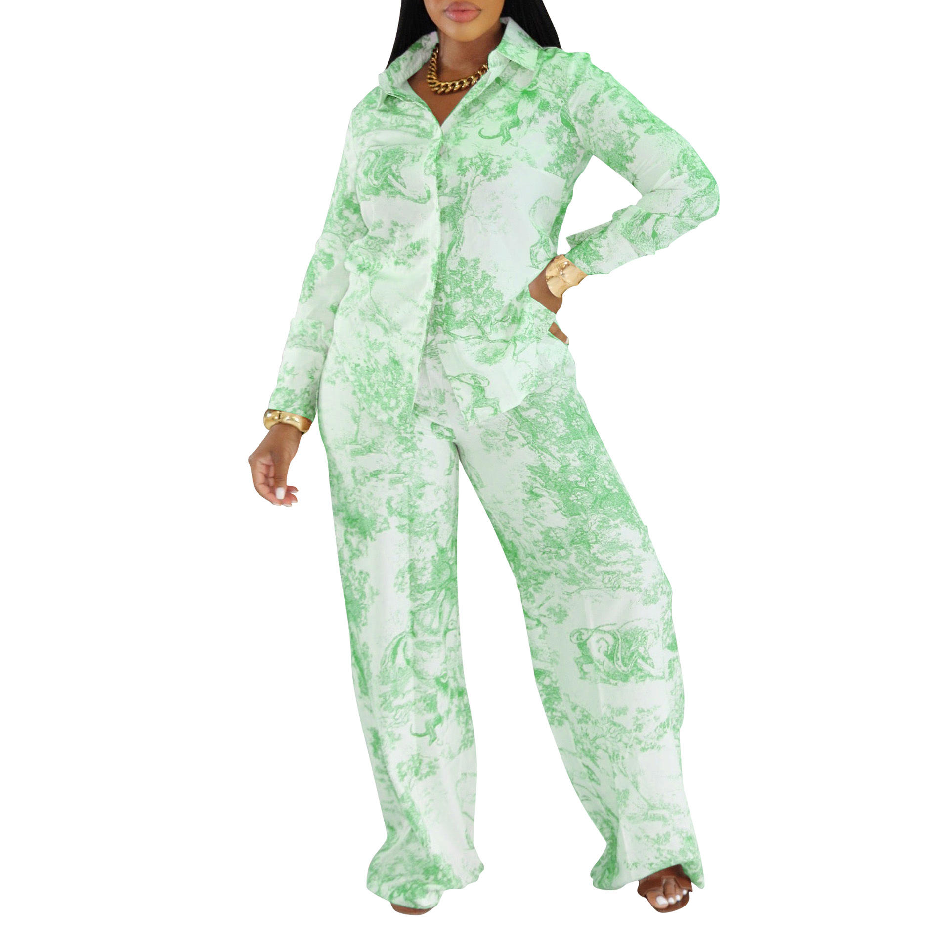 สีเขียว