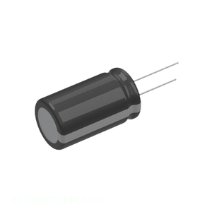 ตัวเก็บประจุแบบมีรูผ่าน47 uF 20% 25V ตัวเก็บประจุแบบมีรูสำหรับ25YXS47MEFC5X11รัศมี47 uF - Product Image 1