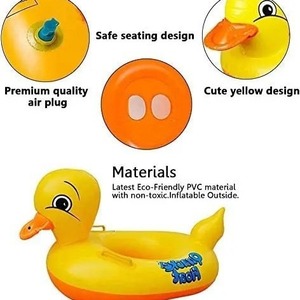 Bán Buôn Mùa Hè Bơi Bơm Hơi Vòng Cho Trẻ Em Thân Thiện Với Môi PVC Nước Động Vật Đầu Phao Cứu Sinh Ghế Vòng Nhà Sản Xuất Cung Cấp - Product Image 3