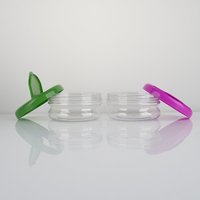 Conteneur de stockage alimentaire en PET de 350 g avec couvercle à clipser, vide, pour friandises pour animaux, épices, boîte de cuisine, vente en gros