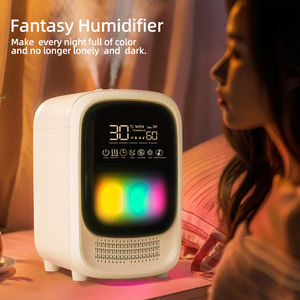 2025 baru 3.5L pelembap meja Bt nirkabel Speaker tujuh warna lampu Ambient aromaterapi semprotan besar pelembap ultrasonik - Product Image 4