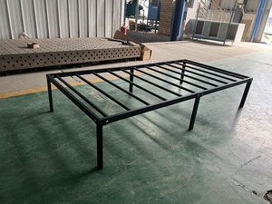 Металлический каркас кровати на платформе, односпальная кровать, 14 дюймов, прочный металлический каркас кровати - Product Image 6
