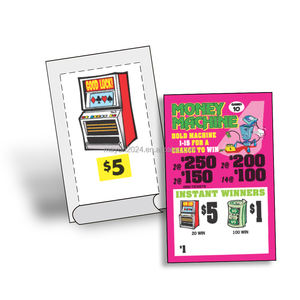 Billets à gratter personnalisés à 3 fenêtres - Impression numérique - Cartes de jeu promotionnelles pour loteries - Product Image 2