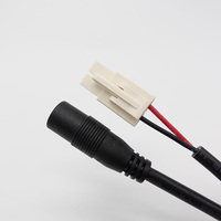 Kabel Harness Konektor Tahan Api OD5.5MM ID2.1mm DC Moulding Plug ke Jst 2 Pin Berkualitas Tinggi