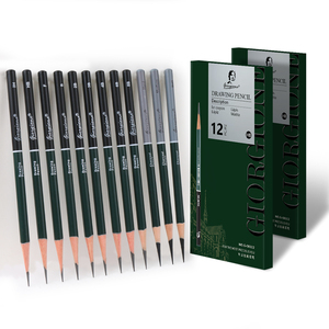 Set di 12 Matite in Grafite Senza Legno HB Giorgione, Matite per Schizzi e Disegno Artistico - Product Image 1