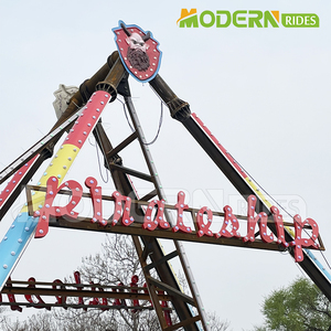 Manège Commercial Viking Ship Ride à 24 Places, Grand Équipement d'Attraction Extérieur, Manège Bateau Pirate pour Fêtes Foraines - Product Image 5