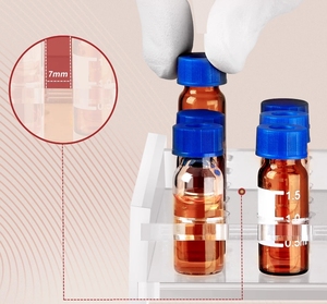 有机玻璃样品瓶架 (2/3/5/10/12/15毫升，50孔) - Product Image 3