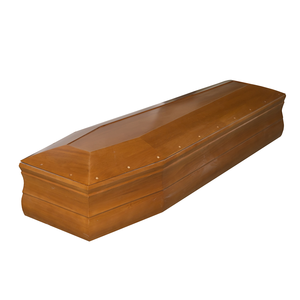 Ataúd fabricante estilo europeo ataúd de madera octogonal personalizado con patrón tallado personalizado adornos de metal ataúdes - Product Image 6