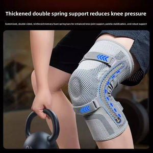 <span class=keywords><strong>Rodillera</strong></span> Médica con Resortes Laterales y Almohadilla de Silicona, Soporte Ajustable para Rodilla, Alivio del Dolor de <span class=keywords><strong>Menisco</strong></span>, Artritis y Articulaciones - Product Image 3