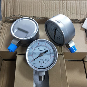 40-300mm Stalen Industriële 16 Bar 230 Psi Standaard Bourdon Buis Drukmeter Manometer voor Water Lucht LPG Gas Brandstof Vloeistof - Product Image 3