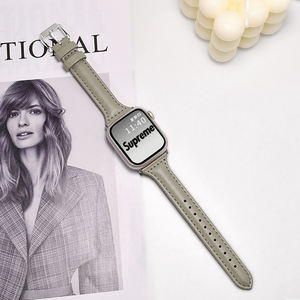 สายนาฬิกาข้อมือหนังพรีเมี่ยมสำหรับ <span class=keywords><strong>applewatch</strong></span> I WATCH 38/40/41/42/44/45/49มม. - Product Image 5