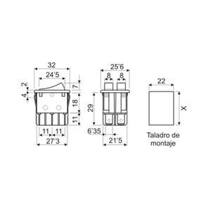 Interruttore a 2 tasti con luce verde fluorescente, ideale per controllare l'illuminazione in spazi oscuri. - Product Image 2