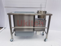 Table de panification électrique automatique en acier inoxydable pour poulet frit du Sud, vente en gros