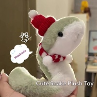 YD TOYS Boneka Ular Kecil Lucu Ramah Lingkungan Desain Khusus Dekorasi Ruang Tamu Sofa Hijau Isi Kapas PP