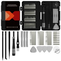 Ensemble de 58 tournevis de précision avec embouts Torx T5, T6, T8, mini kit d'outils de réparation pour Macbook, ordinateur, ordinateur portable, iPhone, PS4, PS5