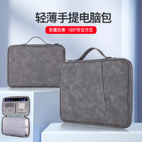Housse en similicuir pour iPad 11 pouces et étui pour tablette Surface, compatible avec les ordinateurs portables Mac 13/14 pouces et les appareils portables 10,5 pouces