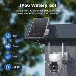 4CH UBOX Full Color Night Vision Two Way Audio PIR IP66 Halow Wifi Home Hub Combo PTZ Kit Security <b>Network</b> NVR CCTV Solar <b>Camera</b> - Product Image 6